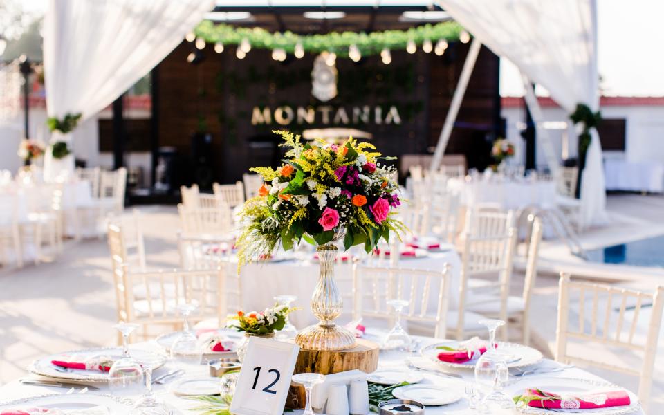 Poolside Wedding