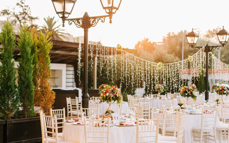 Poolside Wedding