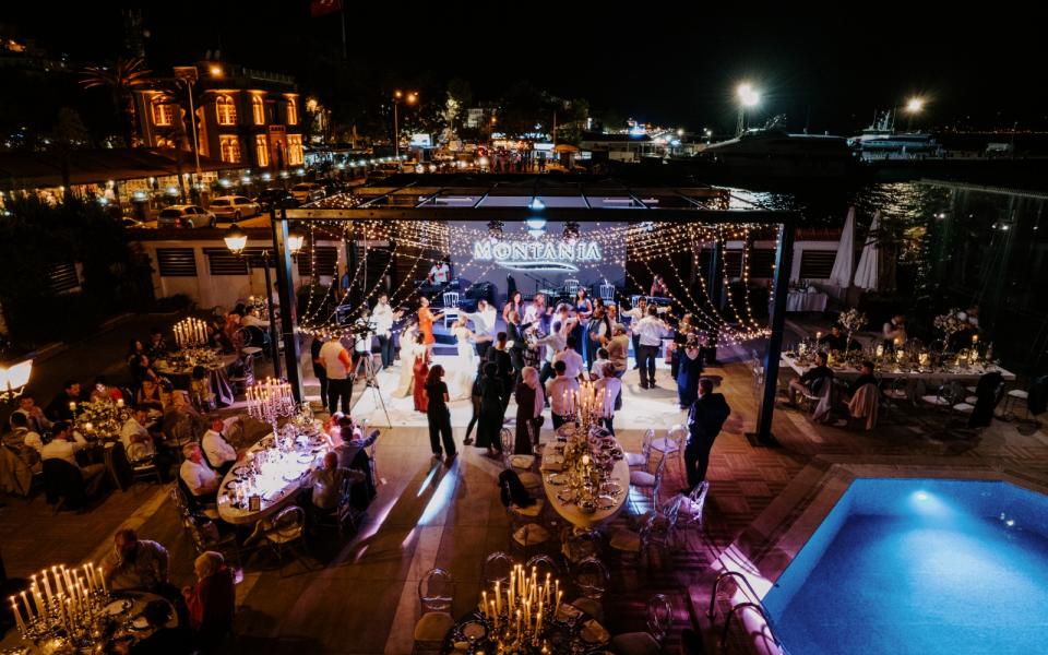 Poolside Wedding