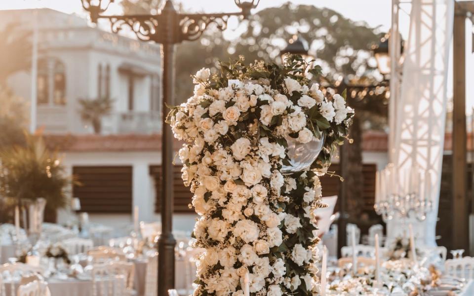 Poolside Wedding